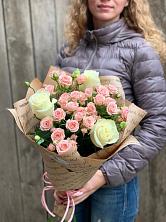 Букет цветов из:  Розы в Ясном