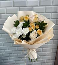 Букет цветов из:  Розы и Хризантемы в Ясном