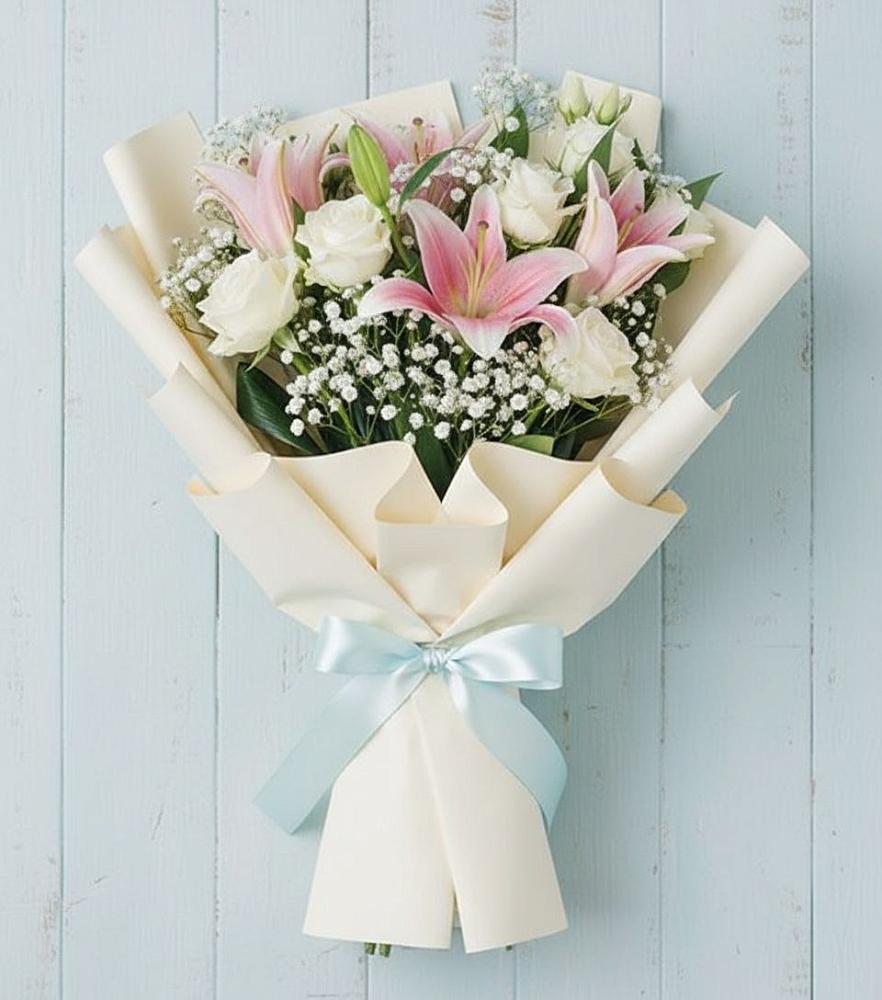 Букет цветов из: Лилии в Ясном