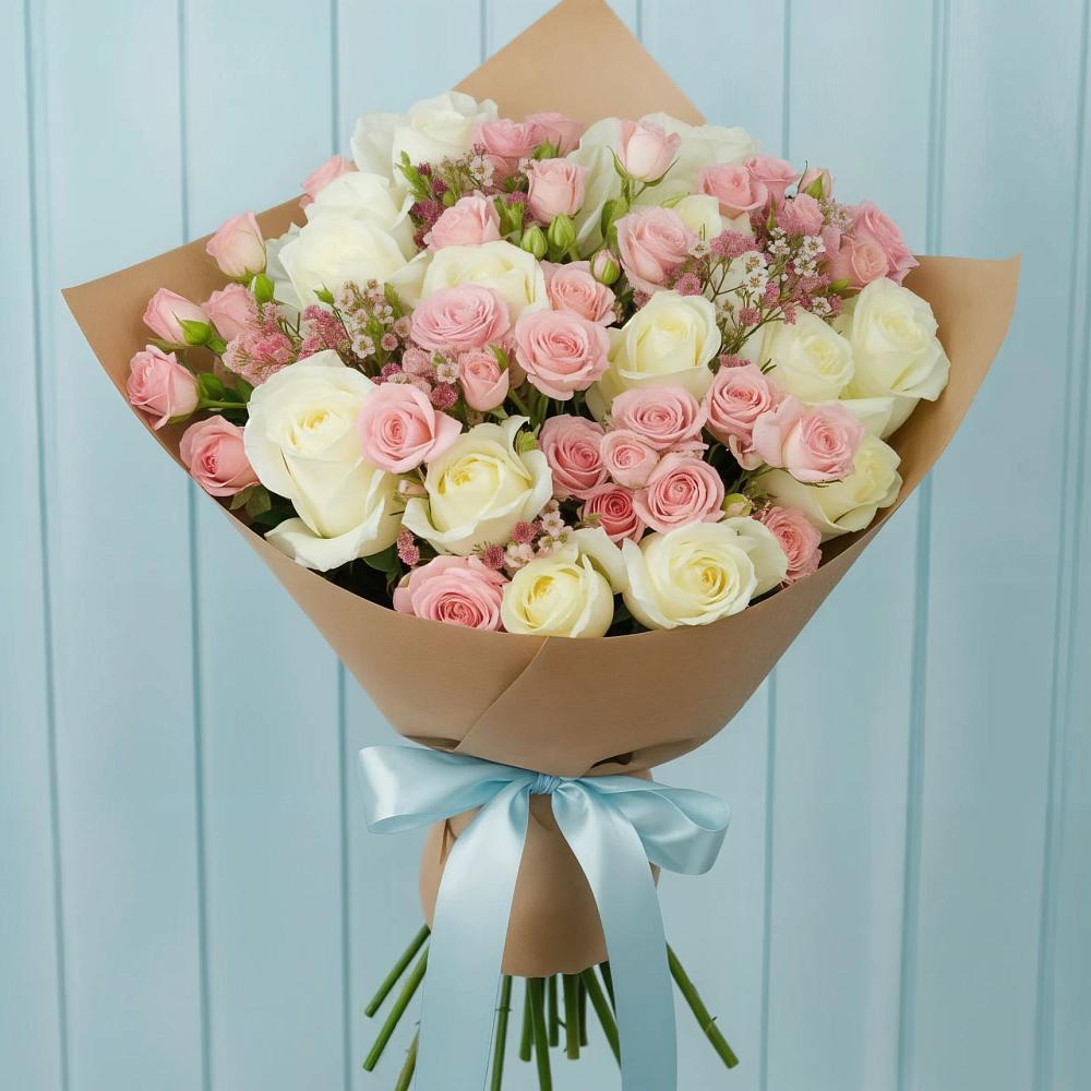 Букет цветов из: Розы в Ясном