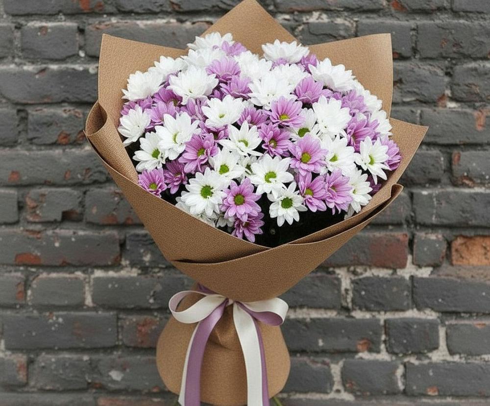 Букет цветов из: Хризантемы в Ясном
