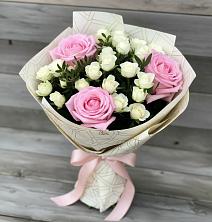 Букет цветов из:  Розы в Ясном