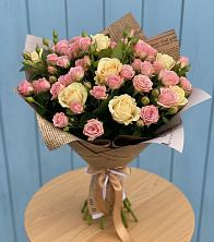 Букет цветов из:  Розы в Ясном