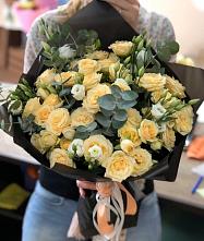 Букет цветов из:  Розы и Лизиантусы #REPLACE_PRED# Ясном