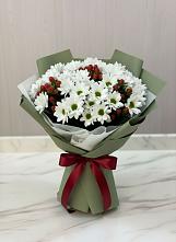 Букет цветов из:  Хризантемы #REPLACE_PRED# Ясном
