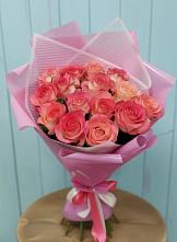 Букет 15 Розовых роз Равель в Ясном