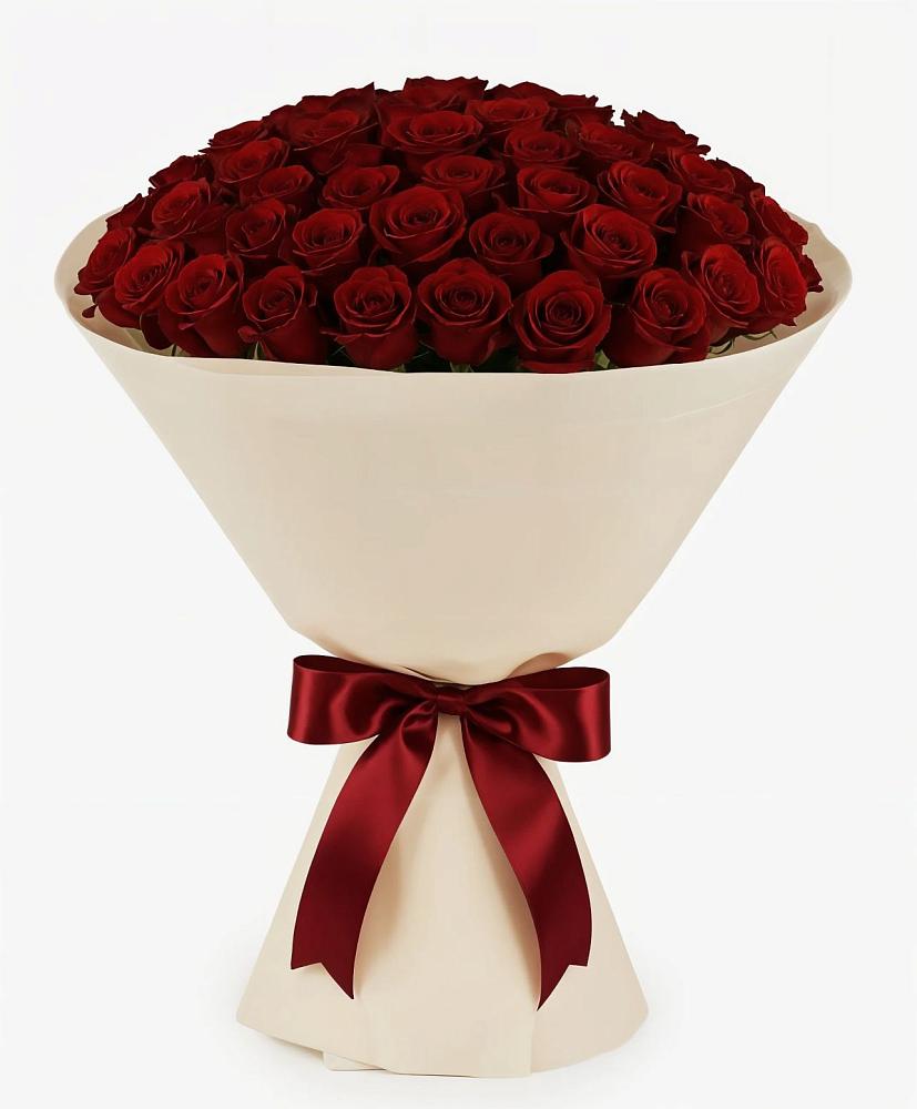 Букет 101 Бордовая роза Блэк Бакарра в Ясном