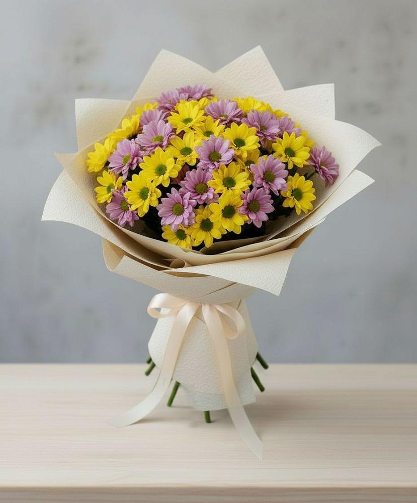 Букет цветов из: Хризантемы в Ясном
